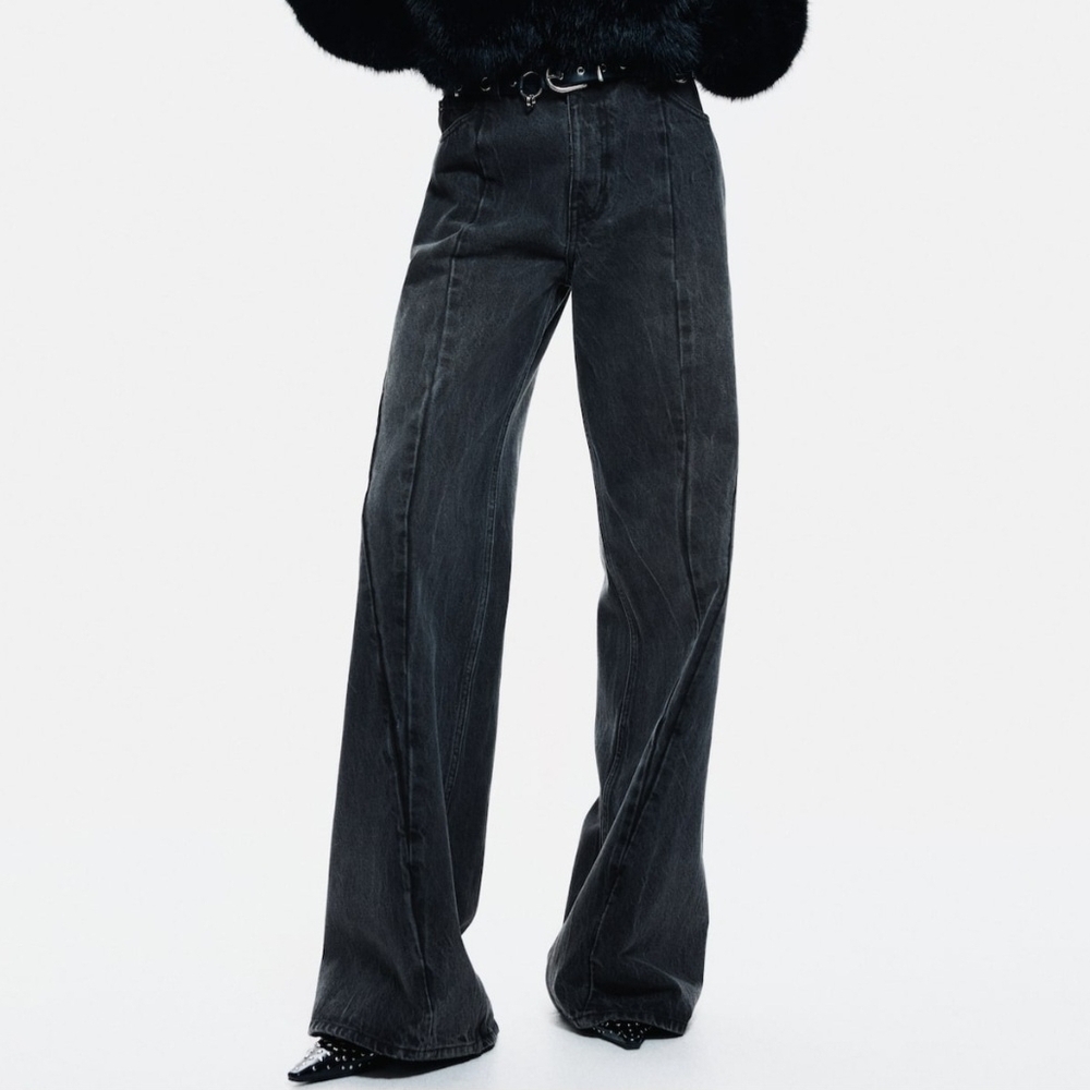 Wide-Leg Jeans Size EU 34 Or USA 2